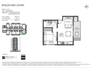 Venta Departamento 2 ambientes con balcón - en Tigre