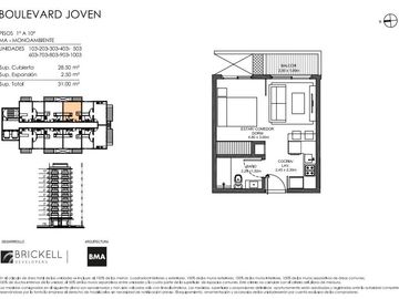 Venta Departamento 2 ambientes con balcón - en Tigre