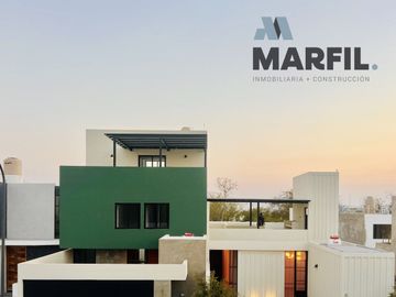 Casa en Venta 3 Recámaras Estudio Roofgarden Albaterra Colima Acabados Lujo