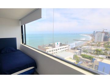 En venta hermoso departamento con vista al mar edf. Poseidon Manta.