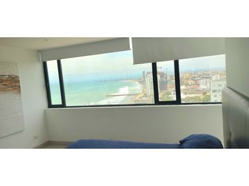 En venta hermoso departamento con vista al mar edf. Poseidon Manta.