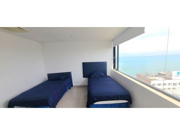 En venta hermoso departamento con vista al mar edf. Poseidon Manta.