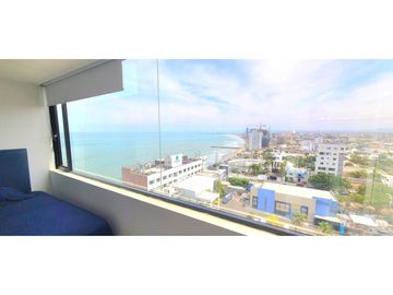 En venta hermoso departamento con vista al mar edf. Poseidon Manta.
