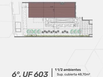 Venta departamento 1 ambiente divisible con terraza propia en Monserrat