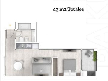 A ESTRENAR! Entrega inmediata! Amplio Monoambiente con Balcón y Parrilla Propia en Colegiales!