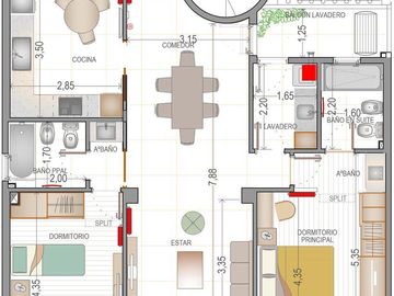 Departamento en Edificio Vecchio VII (44 e/ 11 y 12)