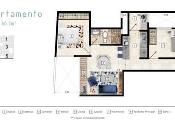 Departamento en venta en Ajusco
