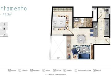 Departamento en venta en Ajusco