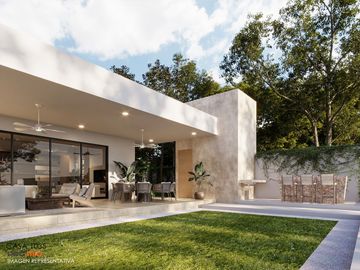 Casa en venta de 1 piso C-930, en RESIDENCIAL DZIDZILHA, Mérida Yuc.