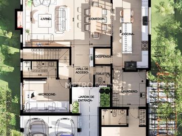 Casa en venta a la laguna con 4 habitaciones en suite en Carpinchos, Nordelta
