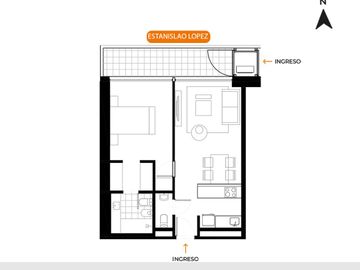 DEPARTAMENTO PREMIUM DE UN DORMITORIO EN SUITE VENTA SEGURIDAD 24HS PUERTO NORTE ROSARIO
