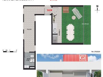 Departamento 2 dormitorios en centro en venta.