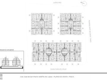 Departamento 3 Ambientes en Vicente López Río Amplia vista