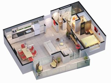 Departamento en piso de categoria con 75 m2 totales en Lomas de Zamora