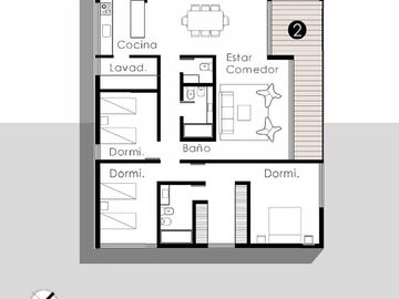 Departamento en venta en City Bell