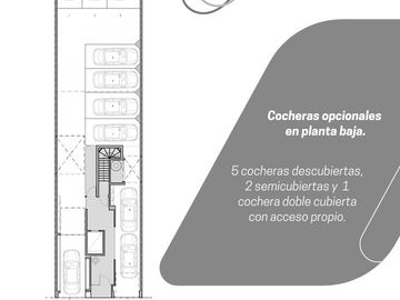 Departamento de 2 amb. Preventa en Pozo