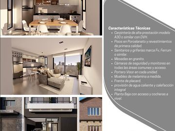 Departamento de 2 amb. Preventa en Pozo