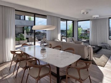 Departamento 2 Ambientes en Vicente López Río Amplia vista