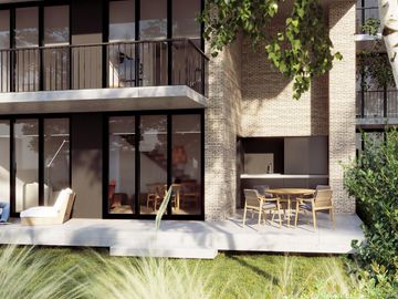 Venta Departamento. 3 amb. en Dúplex con Balcón y Parrilla en  Terrazas de Santa María, Villanueva