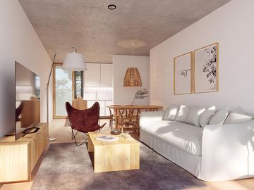 Venta Departamento. 3 amb. en Dúplex con Balcón y Parrilla en  Terrazas de Santa María, Villanueva