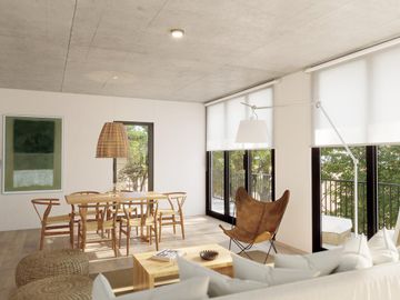 Venta Departamento. 3 amb. en Dúplex con Balcón y Parrilla en  Terrazas de Santa María, Villanueva