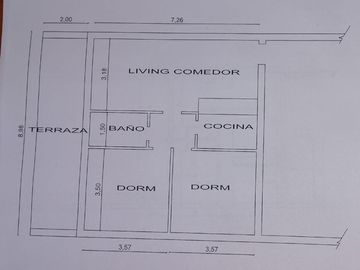 PH en Barracas, 3 ambientes amplios, balcon terraza, super luminoso, APTO CREDITO