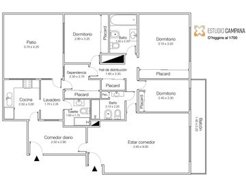 Departamento en Venta. Cuatro ambientes. Dependencia. Cochera. Baulera. Belgrano