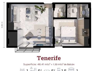 Se Vende Departamento en Av Terranova Providencia