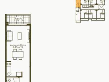 VENTA DE DEPARTAMENTO MONOAMBIENTE MORON-FINANCIA