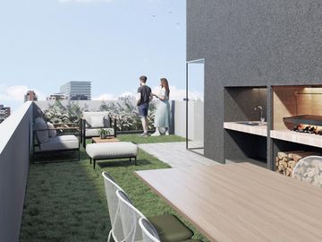 Venta Departamento de 2 Ambientes con Balcón Aterrazado, en Construcción en Colegiales
