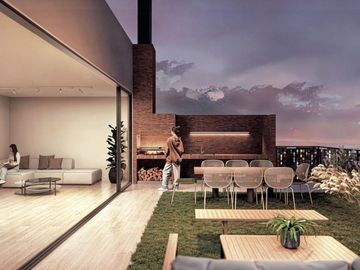 Venta Departamento de 2 Ambientes con Balcón Aterrazado, en Construcción en Colegiales