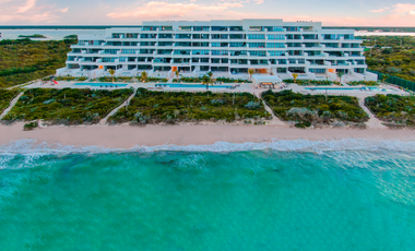 DEPARTAMENTO EN VENTA EN LA PLAYA FRENTE AL MAR, TELCHAC MOD B