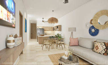 DEPARTAMENTO EN VENTA EN LA PLAYA, MERIDA YUCATAN. AMENIDADES Y SEGURIDAD