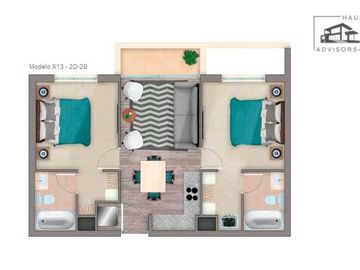 Departamento en venta en QUINTA NORMAL