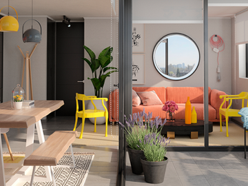 Departamento en Venta cercano Metro Ñuble / Santa Elena / Inversión Inmobiliaria / Santiago