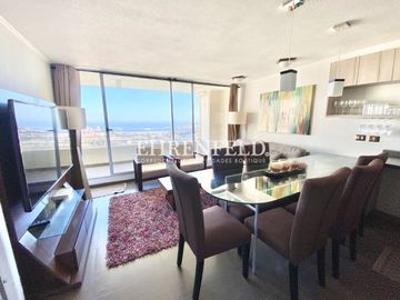 Jardín del Mar, Reñaca. Departamento con vista panorámica.