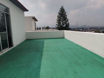 SE VENDE DEPARTAMENTO EN CALLE CERRADA EN  TECAMACHALCO CON 3 TERRAZAS (V)