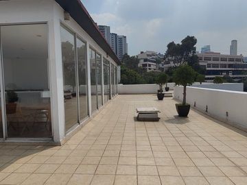 SE VENDE DEPARTAMENTO EN CALLE CERRADA EN  TECAMACHALCO CON 3 TERRAZAS (V)