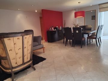 SE VENDE DEPARTAMENTO EN CALLE CERRADA EN  TECAMACHALCO CON 3 TERRAZAS (V)