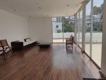 SE VENDE DEPARTAMENTO EN CALLE CERRADA EN  TECAMACHALCO CON 3 TERRAZAS (V)