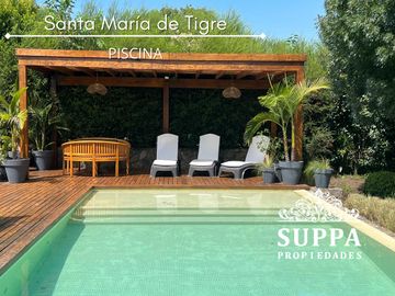 Hermosa Villa Italiana al Río en Santa Maria De Tigre - 4 Dormitorios en Suite