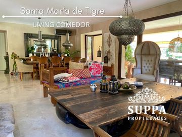 Hermosa Villa Italiana al Río en Santa Maria De Tigre - 4 Dormitorios en Suite