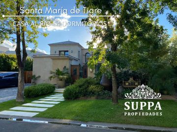 Hermosa Villa Italiana al Río en Santa Maria De Tigre - 4 Dormitorios en Suite