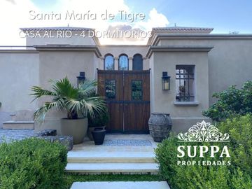 Hermosa Villa Italiana al Río en Santa Maria De Tigre - 4 Dormitorios en Suite