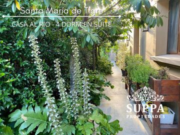 Hermosa Villa Italiana al Río en Santa Maria De Tigre - 4 Dormitorios en Suite