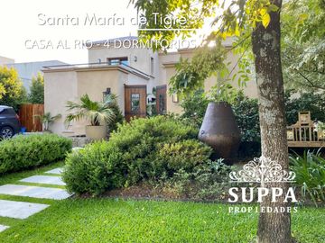 Hermosa Villa Italiana al Río en Santa Maria De Tigre - 4 Dormitorios en Suite