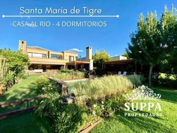 Hermosa Villa Italiana al Río en Santa Maria De Tigre - 4 Dormitorios en Suite