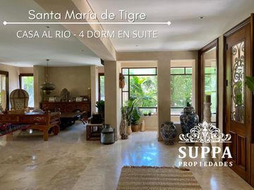 Hermosa Villa Italiana al Río en Santa Maria De Tigre - 4 Dormitorios en Suite