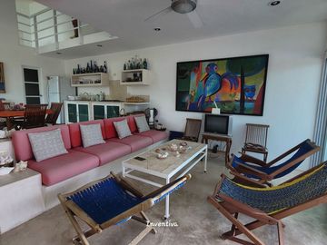 Casa FRENTE AL MAR en Venta, Telchac Yucatán
