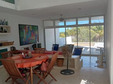 Casa FRENTE AL MAR en Venta, Telchac Yucatán